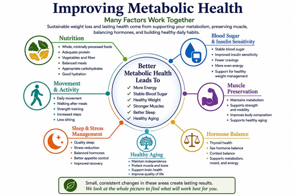 Factors that influence metabolic health